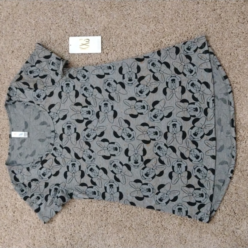 LuLaRoe Disney Minnie Mouse Hi-Lo Top